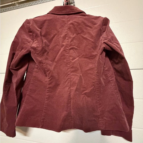 LC Lauren Conrad Burgundy Corduroy Jacket - Picture 6 of 6